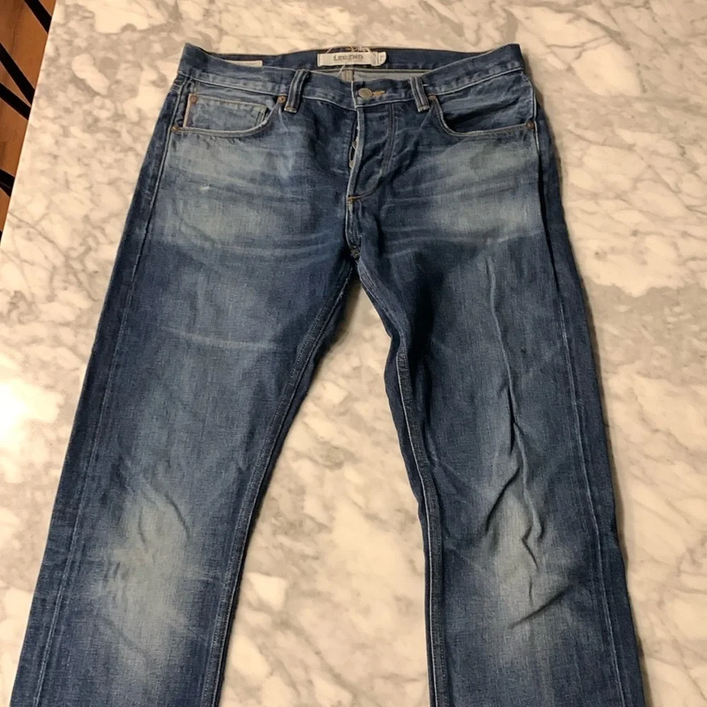 Lucky brand legend skinny jean 29x32, White Oak selvedge denim